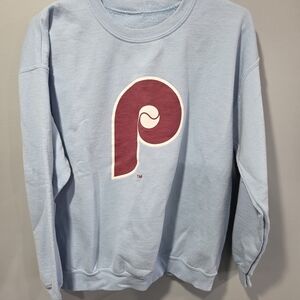 Stiches MLB Large Philadelphia Phillies Crewneck